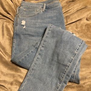Levi’s high rise super skinny jeans